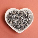 Antique Silver Letter Beads 3000pcs