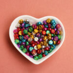 Multicolor Metallic Letter Beads 3000pcs