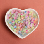 Frosted Pastel Letter Beads 3000pcs