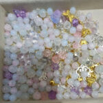 Pastel Dream Mixed Glass Beads 150g