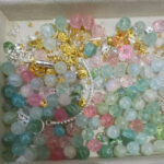 Mint Pastel Mixed Glass Beads 150g