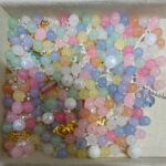Candy Pastel Mixed Glass Beads 150g