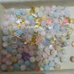 Frosted Sky Mixed Glass Beads 150g
