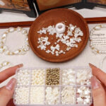Pearl Bow Charm Bracelet DIY Kit