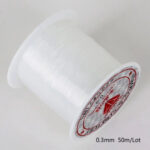 Clear Elastic Beading Cord 0.25mm 80m