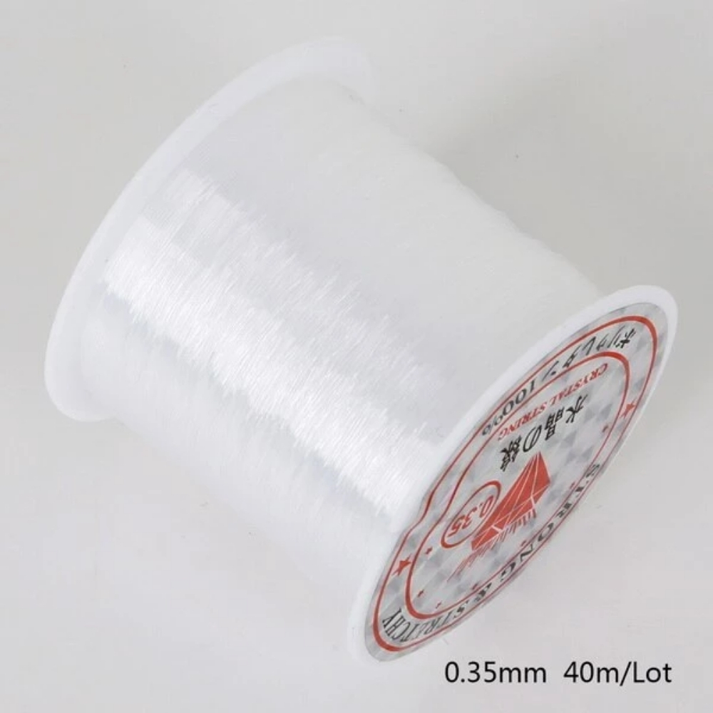 CRA (59) Clear Elastic Beading Cord 0.3mm 50m - Image 1