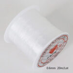 Clear Elastic Beading Cord 0.5mm 25m