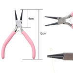 Pink Needle Nose Jewelry Pliers Tool