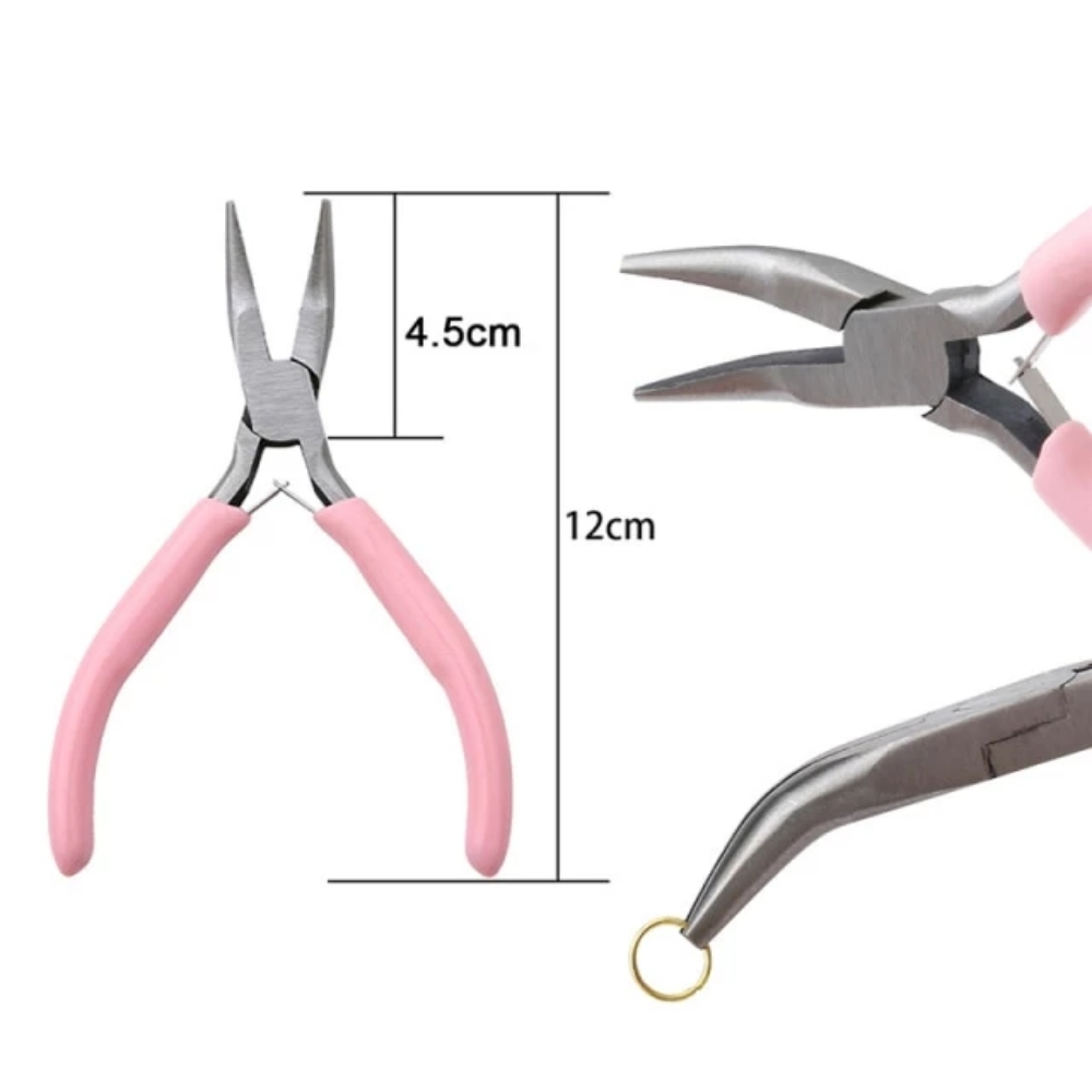 CRA (70) Pink Round Nose Jewelry Pliers Tool - Image 1